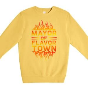 Mayor Of The Flavor Town Premium Crewneck Sweatshirt