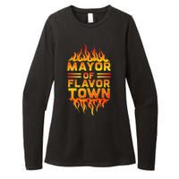 Mayor Of The Flavor Town Womens CVC Long Sleeve Shirt