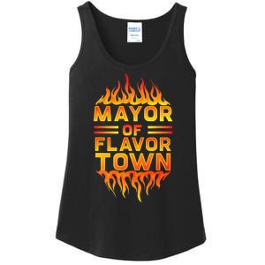 Mayor Of The Flavor Town Ladies Essential Tank