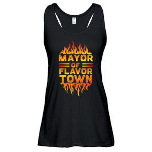 Mayor Of The Flavor Town Ladies Essential Flowy Tank