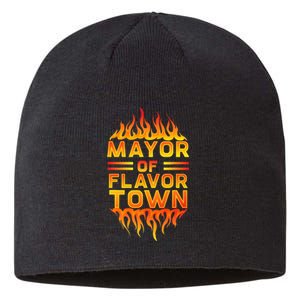 Mayor Of The Flavor Town Sustainable Beanie