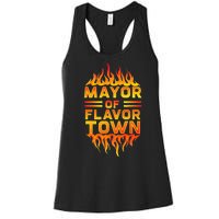 Mayor Of The Flavor Town Women's Racerback Tank