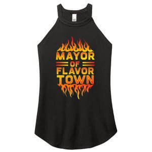 Mayor Of The Flavor Town Women's Perfect Tri Rocker Tank