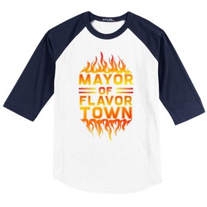 Mayor Of The Flavor Town Baseball Sleeve Shirt