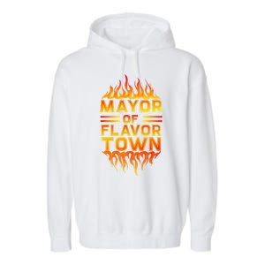 Mayor Of The Flavor Town Garment-Dyed Fleece Hoodie