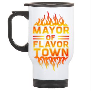 Mayor Of The Flavor Town Stainless Steel Travel Mug