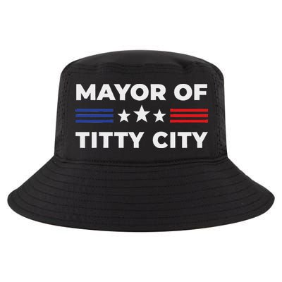 Mayor Of Titty City Cool Comfort Performance Bucket Hat
