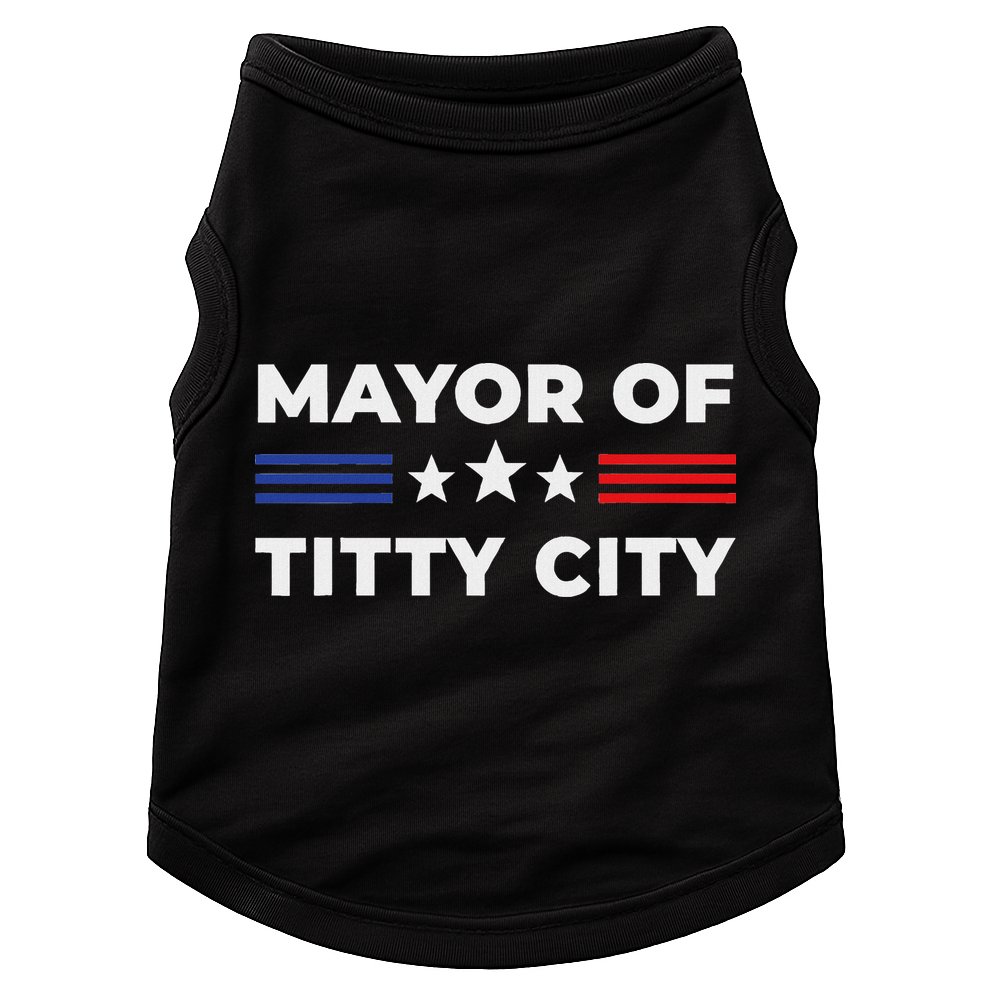 Mayor Of Titty City Doggie Tank