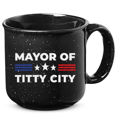 Mayor Of Titty City 15oz Campfire Ceramic Mug
