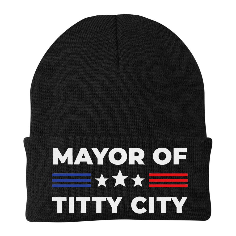 Mayor Of Titty City Beanie