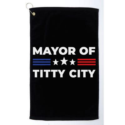 Mayor Of Titty City Golf Towel