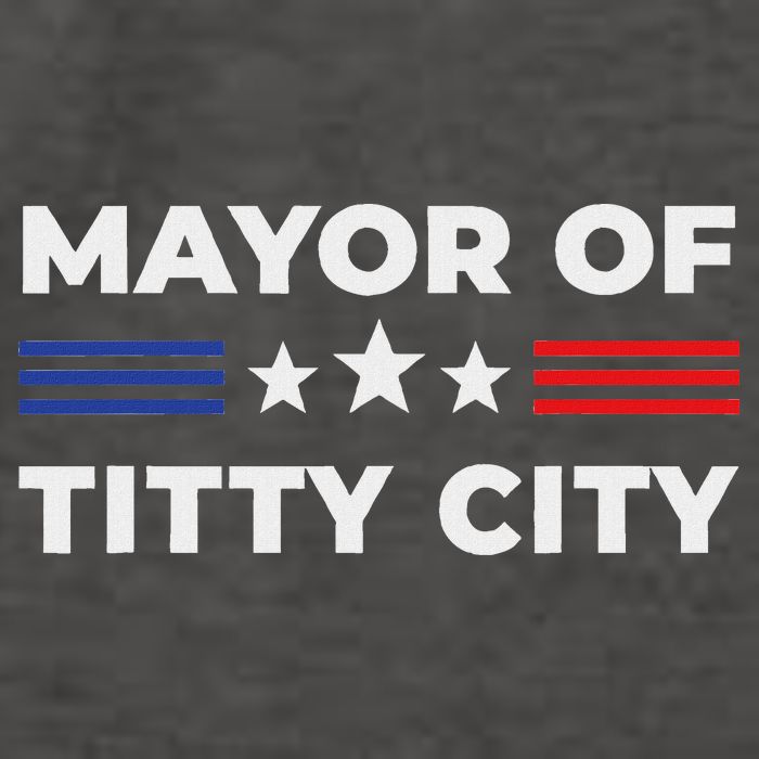 Mayor Of Titty City Vector Backpack
