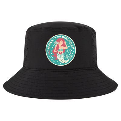 Mama Of The Birthday Mermaid Birthday Party Mermaid Mother Cool Comfort Performance Bucket Hat