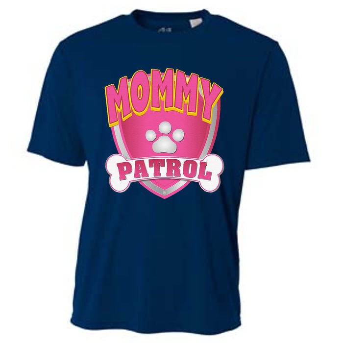 Mommy Of The Birthday Girl Dog Paw Mom Matching Cooling Performance Crew T-Shirt