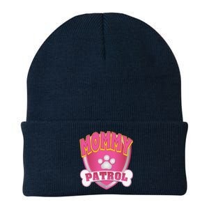 Mommy Of The Birthday Girl Dog Paw Mom Matching Knit Cap Winter Beanie