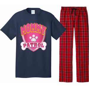 Mommy Of The Birthday Girl Dog Paw Mom Matching Pajama Set