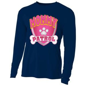 Mommy Of The Birthday Girl Dog Paw Mom Matching Cooling Performance Long Sleeve Crew