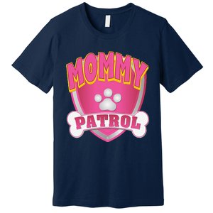 Mommy Of The Birthday Girl Dog Paw Mom Matching Premium T-Shirt