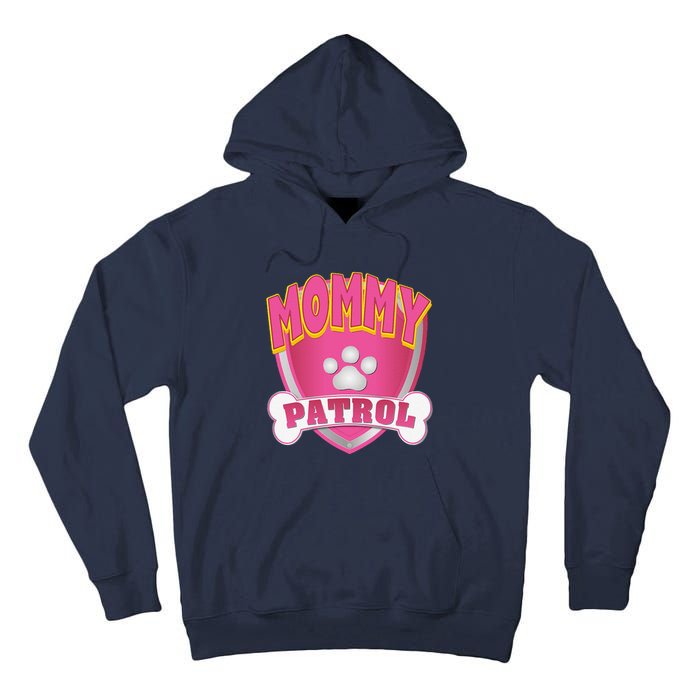 Mommy Of The Birthday Girl Dog Paw Mom Matching Tall Hoodie