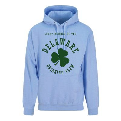 Member Of The Delaware Drinking Team St Patricks Day Unisex Surf Hoodie