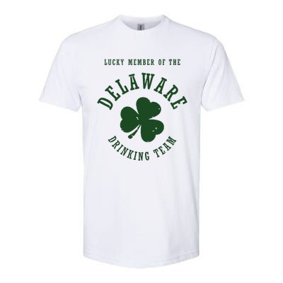 Member Of The Delaware Drinking Team St Patricks Day Softstyle CVC T-Shirt