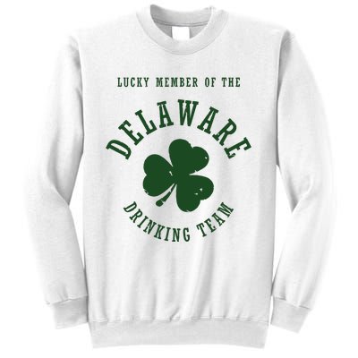 Member Of The Delaware Drinking Team St Patricks Day Sweatshirt