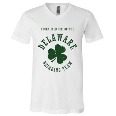 Member Of The Delaware Drinking Team St Patricks Day V-Neck T-Shirt