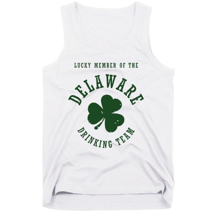 Member Of The Delaware Drinking Team St Patricks Day Tank Top