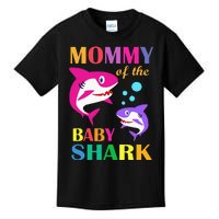 Mommy Of The Baby Birthday Shark Mommy Shark Mother's Day Kids T-Shirt