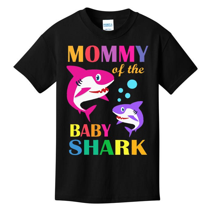 Mommy Of The Baby Birthday Shark Mommy Shark Mother's Day Kids T-Shirt