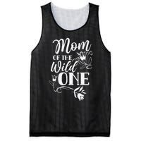 Mom Of The Wild One Mama Mother Mommy Sayings Mother's Day Mesh Reversible Basketball Jersey Tank