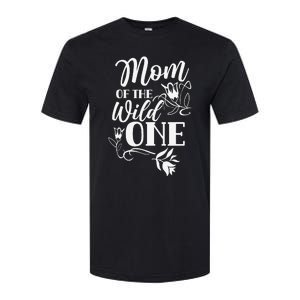 Mom Of The Wild One Mama Mother Mommy Sayings Mother's Day Softstyle CVC T-Shirt