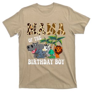 Mama Of The Birthday Bboy Zoo Bday Safari Celebration T-Shirt