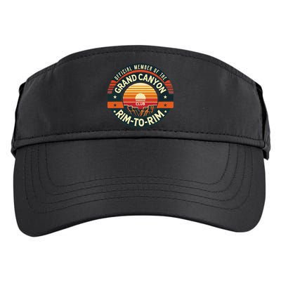 Member Of The Grand Canyon Rimtorim Club Gift Adult Drive Performance Visor