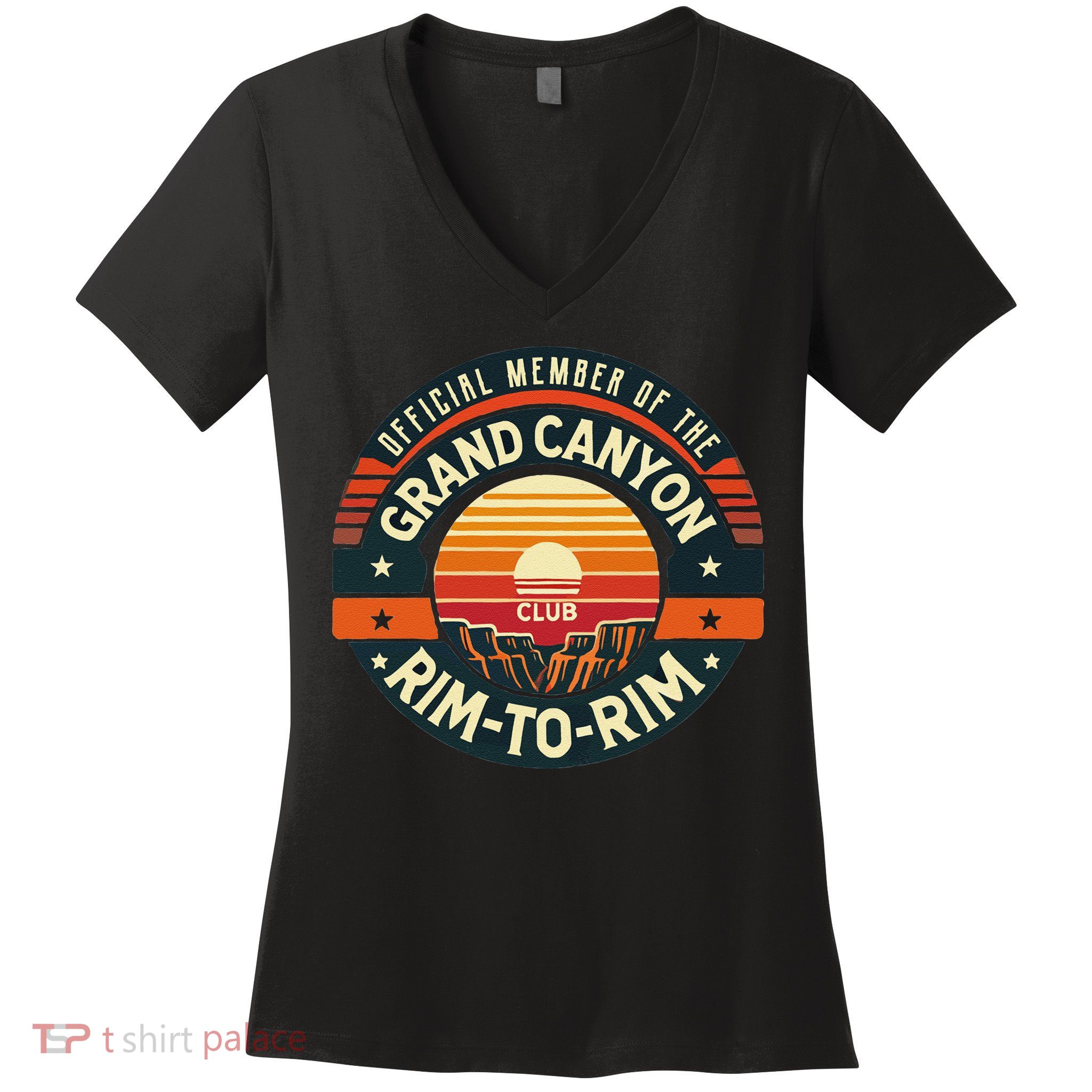 Member Of The Grand Canyon Rimtorim Club Gift Women's V-Neck T-Shirt