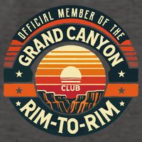 Member Of The Grand Canyon Rimtorim Club Gift Vector Backpack