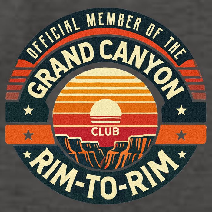 Member Of The Grand Canyon Rimtorim Club Gift Vector Backpack