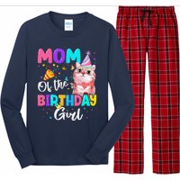 Mom Of The Birthday Cat Kitten Theme Family Bday Long Sleeve Pajama Set