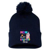 Mom Of The Birthday Cat Kitten Theme Family Bday Pom Pom 12in Knit Beanie