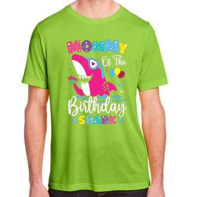 Mommy Of The Shark Birthday Mom Matching Family Adult ChromaSoft Performance T-Shirt