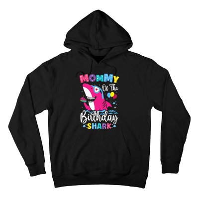 Mommy Of The Shark Birthday Mom Matching Family Hoodie