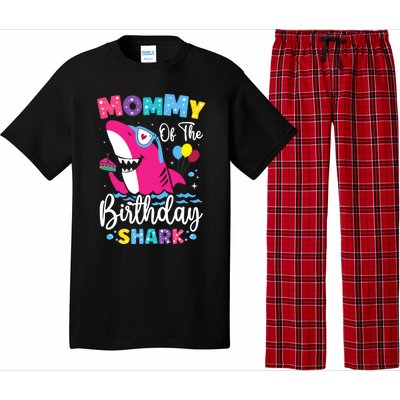 Mommy Of The Shark Birthday Mom Matching Family Pajama Set