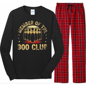 Member Of The 300 Club For A Bowler Bowling Long Sleeve Pajama Set