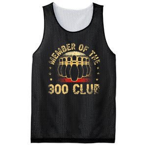 Member Of The 300 Club For A Bowler Bowling Mesh Reversible Basketball Jersey Tank