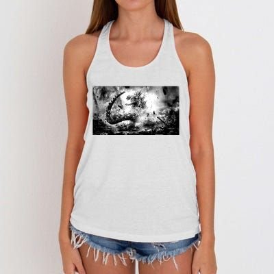 Minus One Tokyo Destruction Women's Knotted Racerback Tank