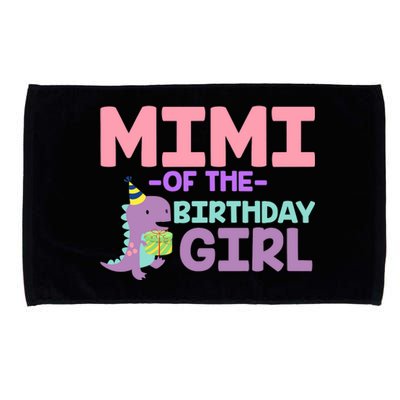 Mimi Of The Birthday For Girl Saurus Rex Dinosaur Party Premium Microfiber Hand Towel