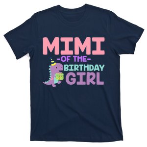 Mimi Of The Birthday For Girl Saurus Rex Dinosaur Party Premium T-Shirt