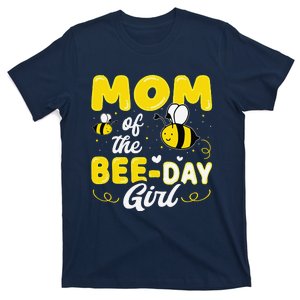 Mom Of The Bee Day Girl Hive Party Matching Birthday Sweet T-Shirt