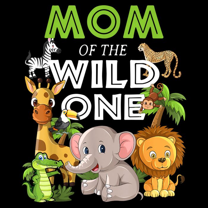 Mom Of The Wild One Zoo Birthday Safari Jungle Animal Backpack