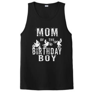 Mom Of The Birthday Boy Dirt Bike Bday Party PosiCharge Competitor Tank